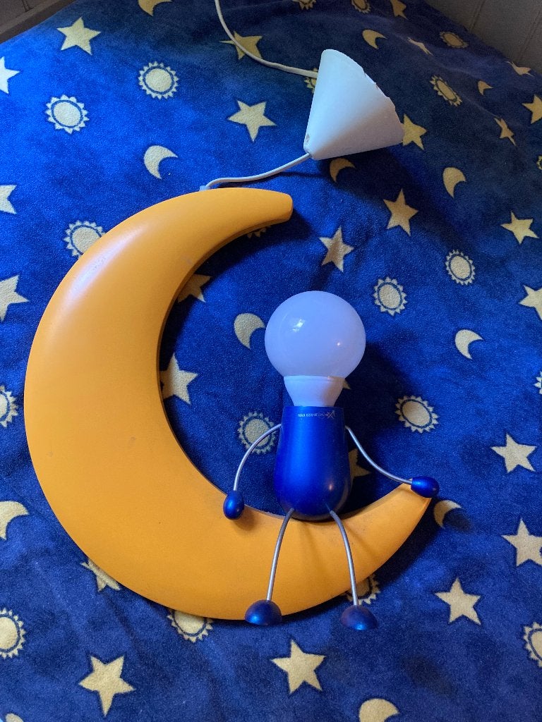 hanglamp kinderkamer, Kunststof, Gebruikt, Kinderkamer modern en retro tegelijk, E27 (groot)