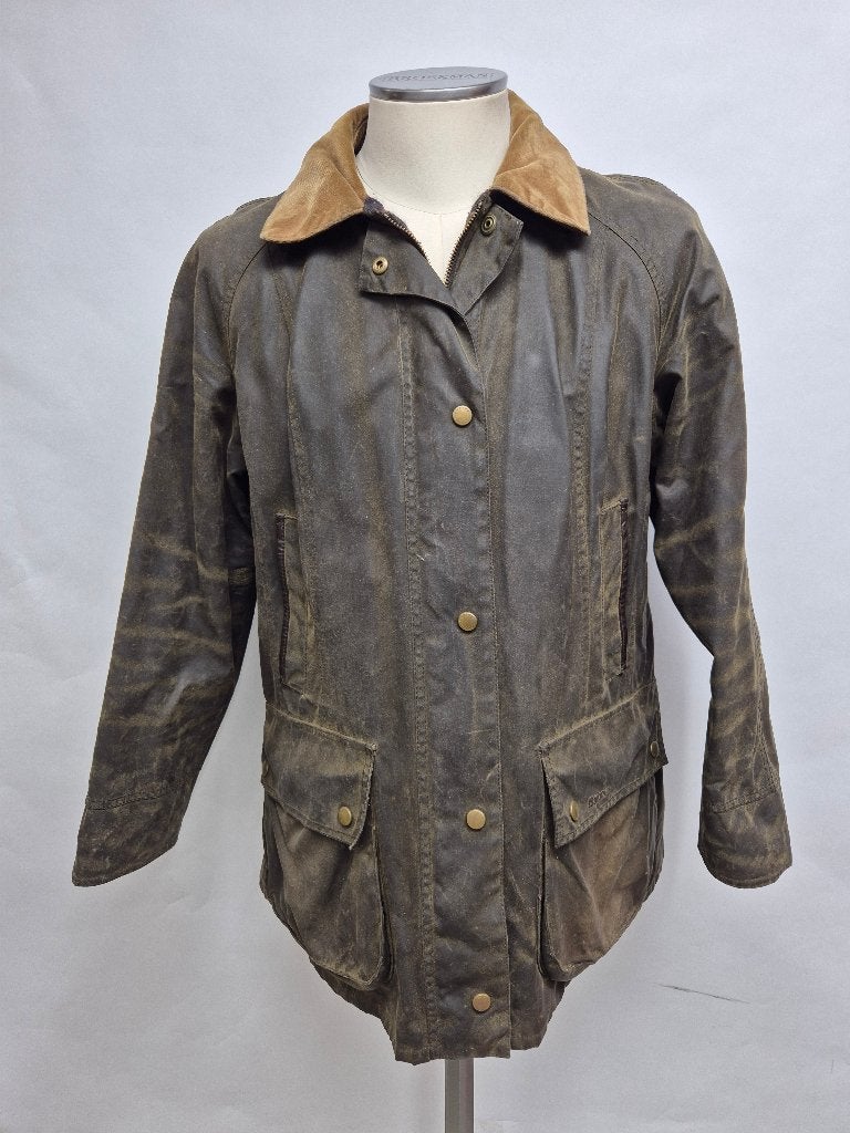 Barbour 'Beaufront' dames waxjas winter, maat 44, Kleding | Dames, Barbour, Maat 42/44 (L), Ophalen of Verzenden, Gedragen