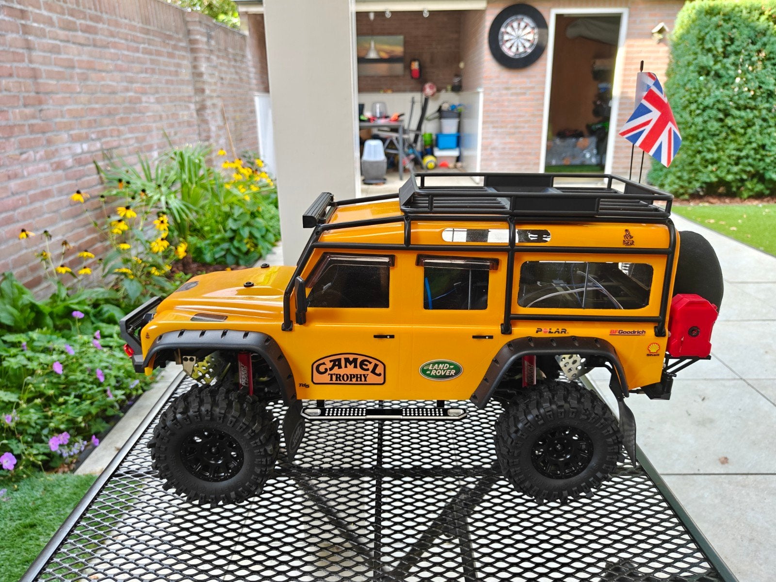 Traxxas TRX-4 Land Rover Defender R/C  met veel  Extra's, Hobby en Vrije tijd, Auto offroad, Zo goed als nieuw, Schaal 1:10, RTR (Ready to Run)