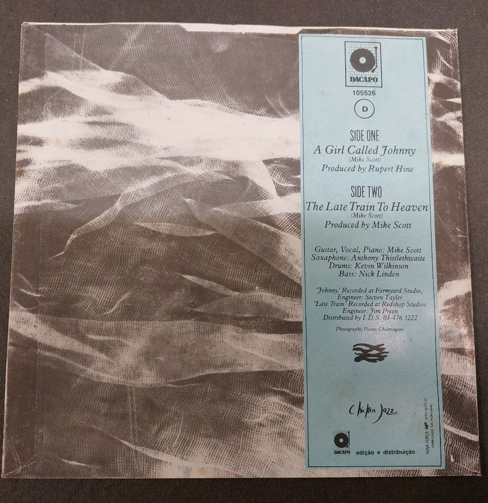 The Waterboys VINYL SINGLE A Girl called Johnny PORTUGAL, Fotohoes, Verzenden, Nieuw in verpakking, Pop