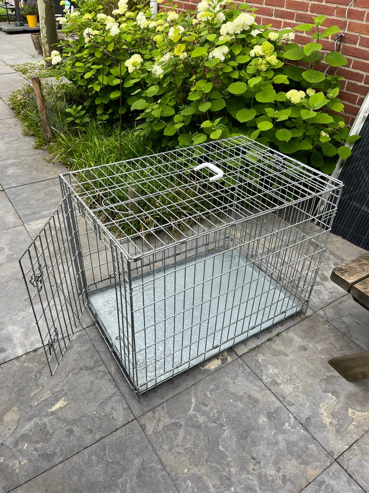 Robuste Honden bench xl 90x60 70 hoog, Ophalen, Zo goed als nieuw