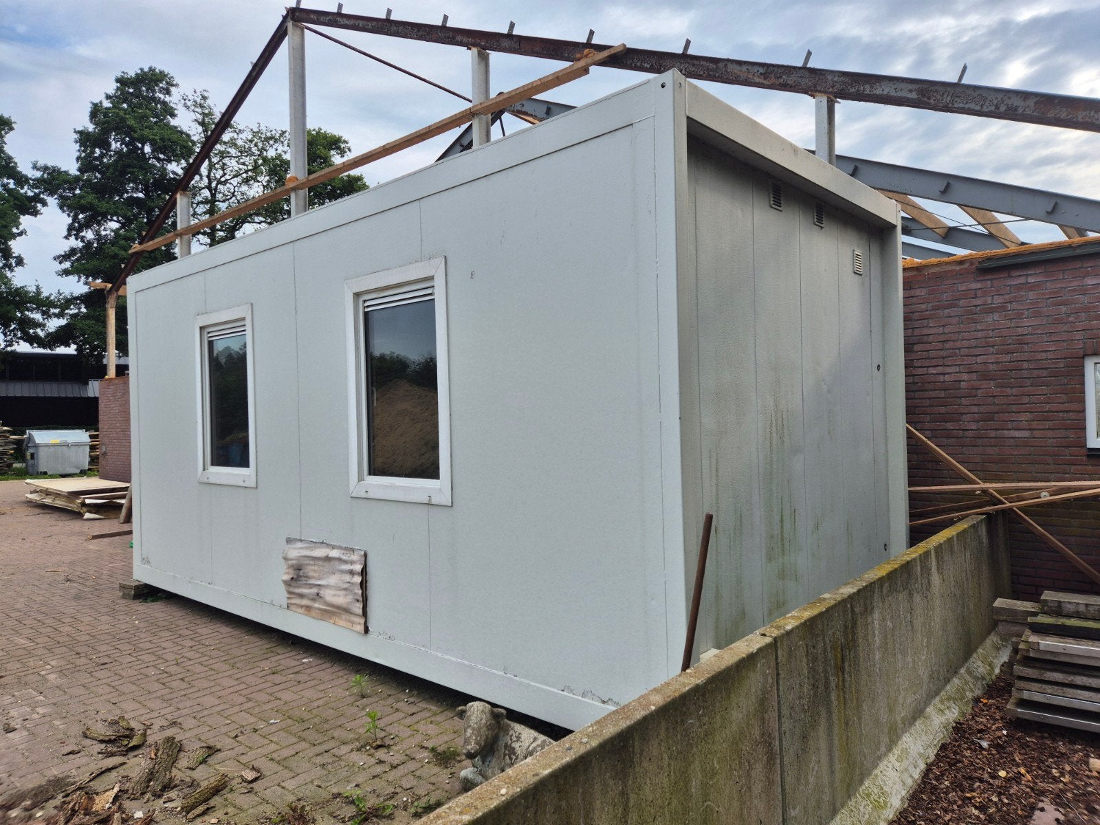 Kantoorunit | schaftunit | unit 6x3 meter, Ophalen of Verzenden