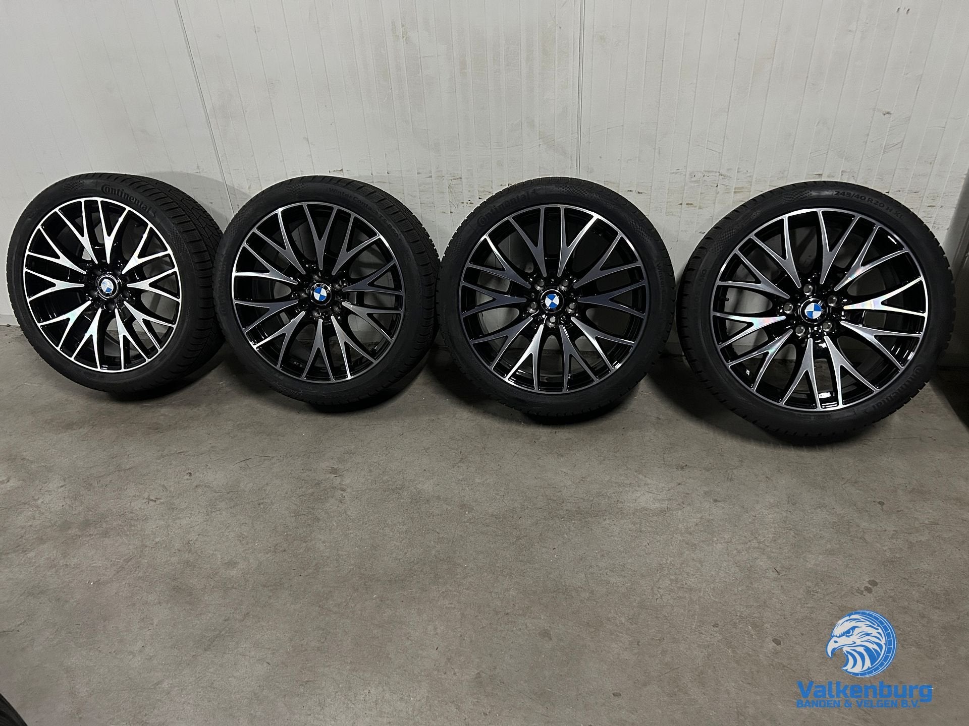 Nieuwe originele BMW X3 F25 E83 20 inch Style 404 zwarte vel, 245 mm, -, -, Banden en Velgen