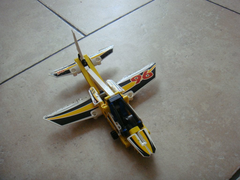 Lego Technic 42044 Team straaljager 2 in 1 compleet;, Lego, Compleet, Ophalen of Verzenden, Zo goed als nieuw