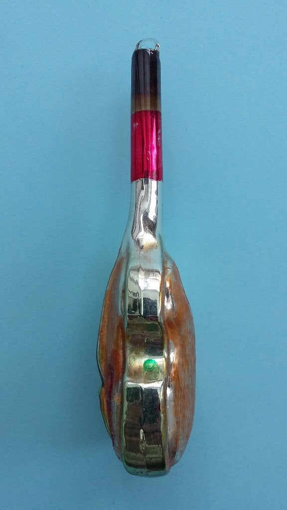 Jare 40-50 AJEKO Glazen Kerstbal Kerst CONTRABAS VIOOL CELLO, Nvt., Gebruikt, Ophalen of Verzenden, Nvt.