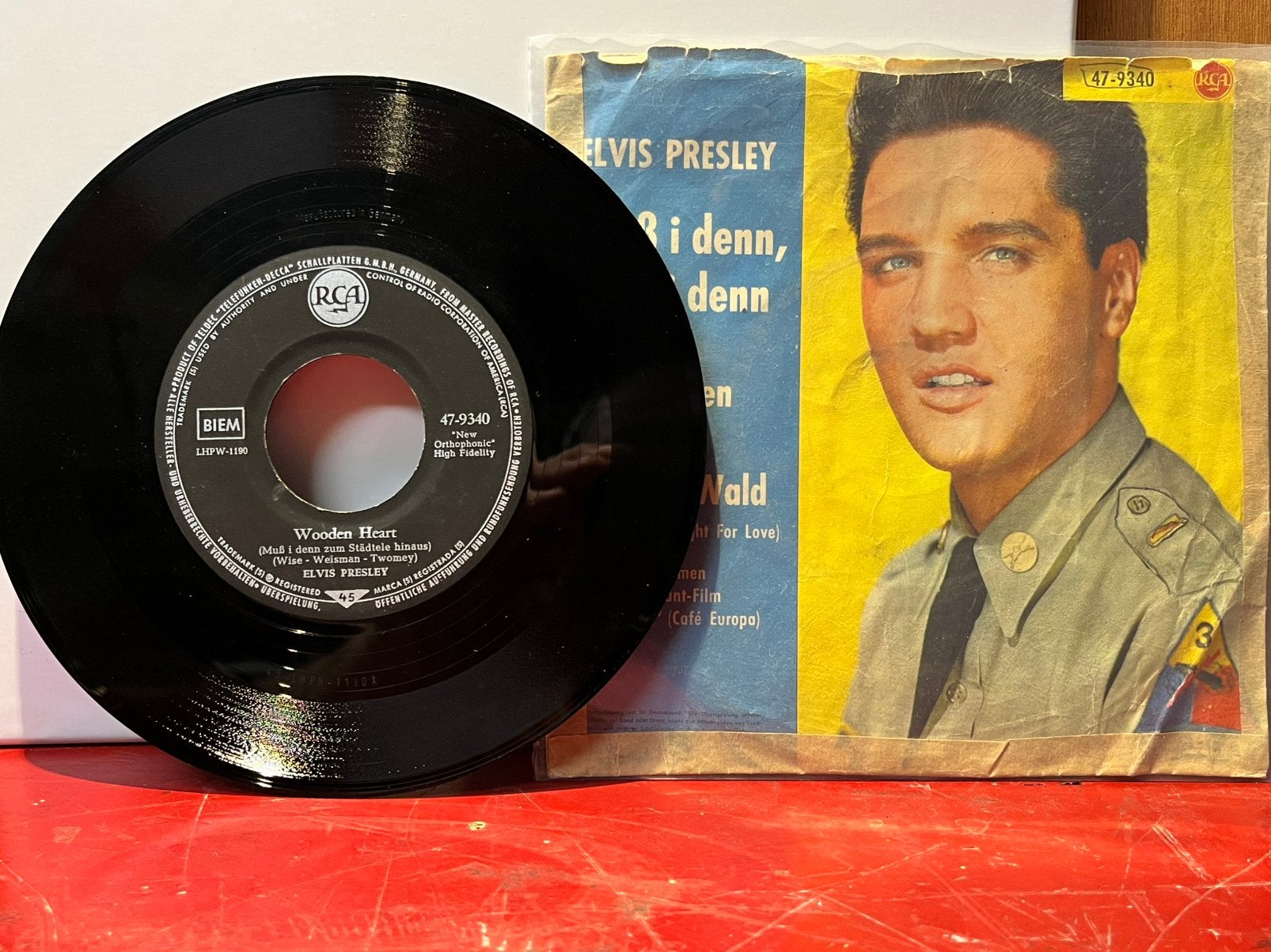 Elvis Presley Wooden heart, Ophalen of Verzenden, Gebruikt, 7 inch, Pop