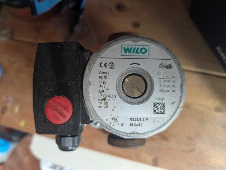 Wilo Pomp voor vloerverwarming (2x), Ophalen, Gebruikt, Minder dan 30 cm, Overige typen