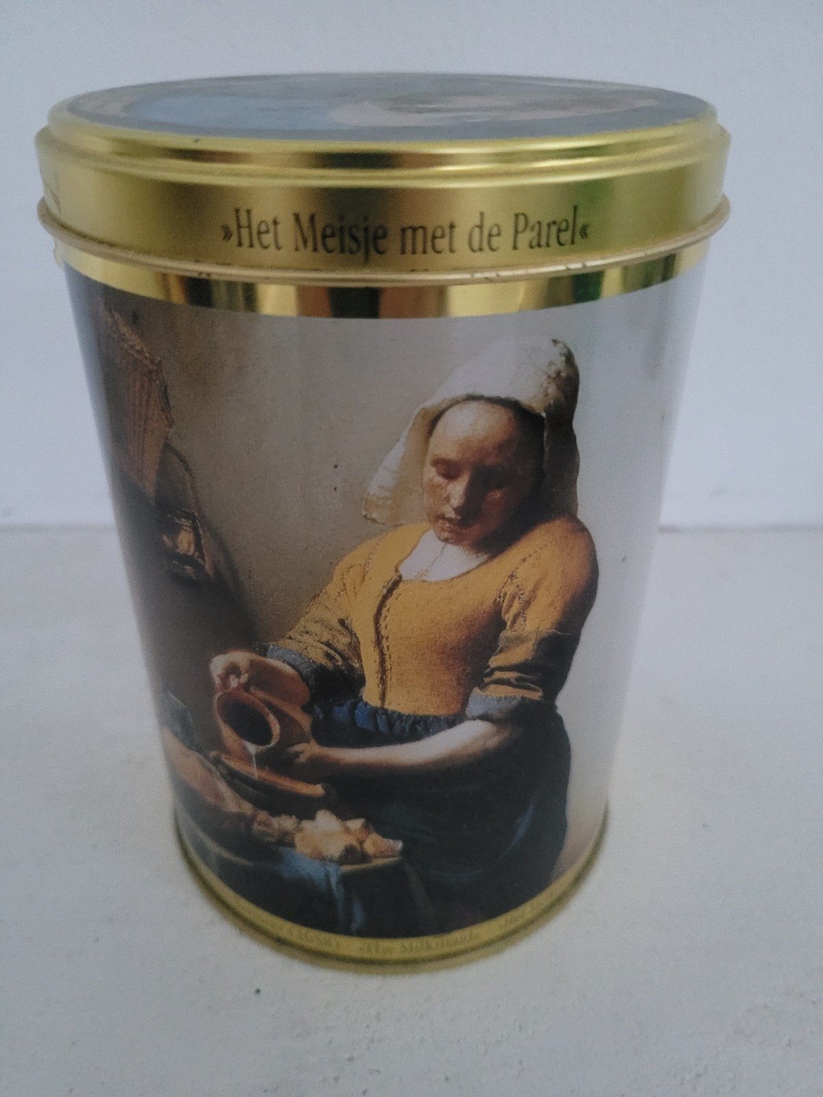 Blikken Busje met Hollandse Meesters (Vermeer), Ophalen of Verzenden