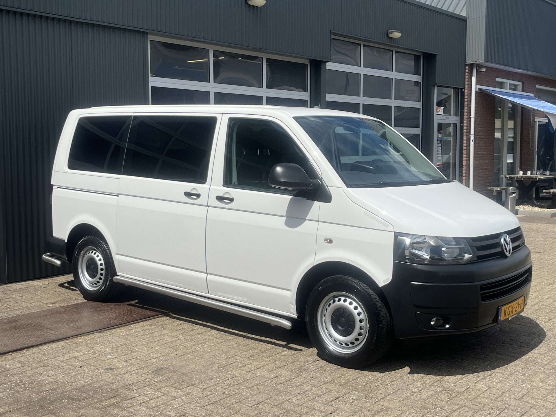 Volkswagen Transporter Kombi 2.0 TDI L1H1 140pk DSG Automaat, Euro 5, Stof, Gebruikt, Zwart