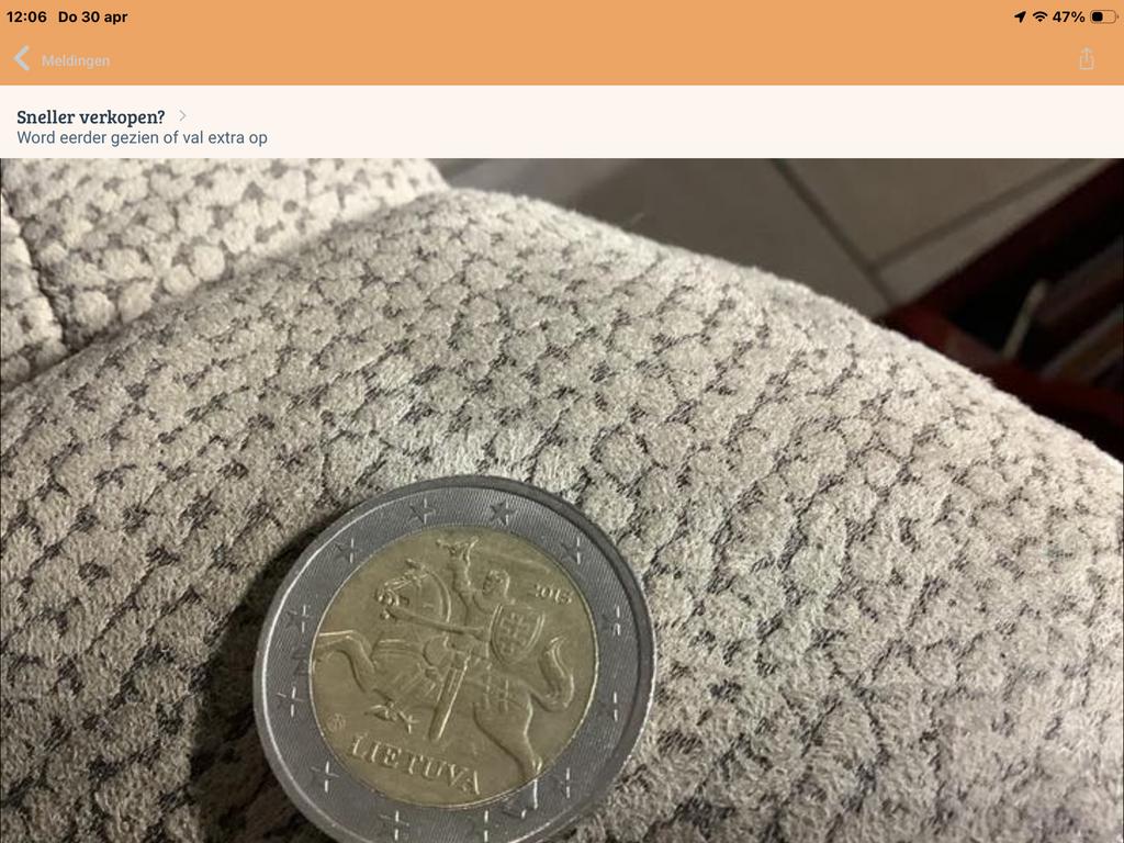 Munt.    2 Euro.    Litouwen., Postzegels en Munten, Munten | Europa | Euromunten, Verzenden, Overige landen, 2 euro