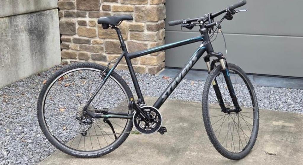 Stevens X-Cross Hybride fiets - Mat Zwart - 27 versnellingen, 28 inch, Zo goed als nieuw, Meer dan 20 versnellingen, Ophalen
