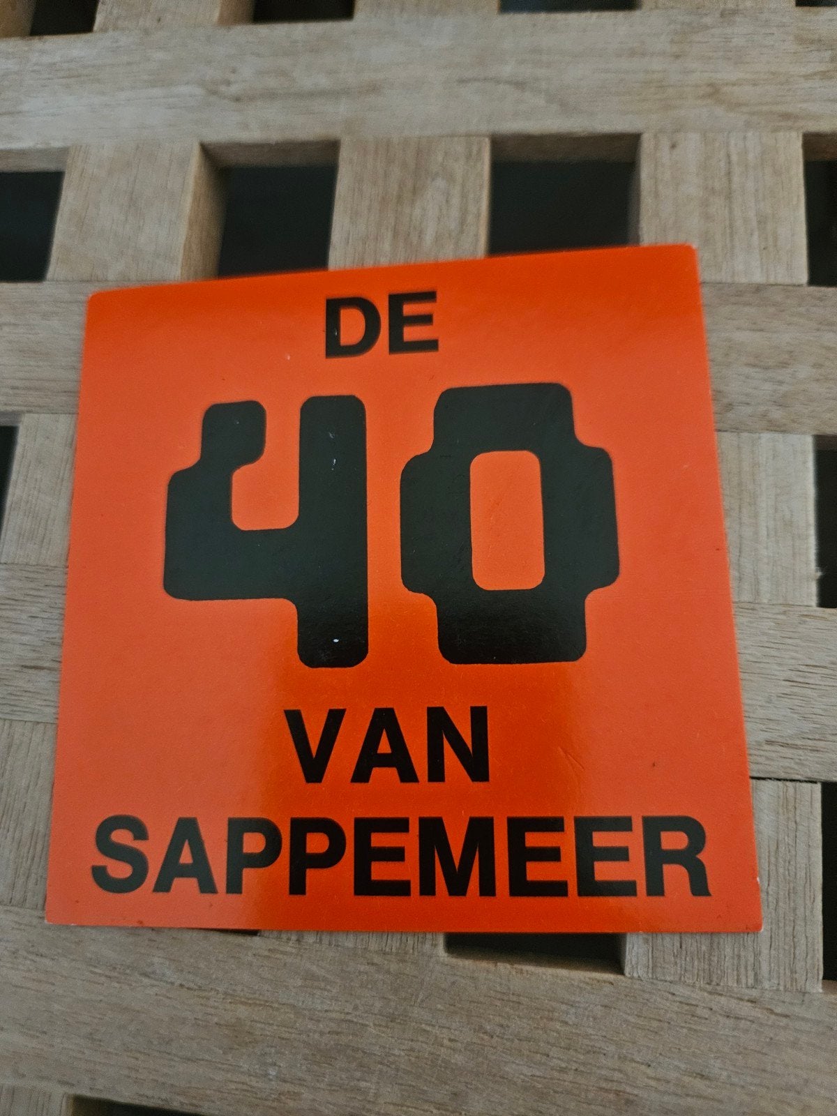 De 40 van Sappemeer sticker, Ophalen of Verzenden