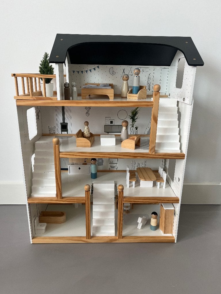 Petite Amélie XL poppenhuis, Ophalen, Zo goed als nieuw, Poppenhuis