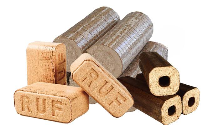 Briketten, RUF, Pini Kay, Nestro, Tuin en Terras, Haardhout, Minder dan 3 m³, Ophalen of Verzenden