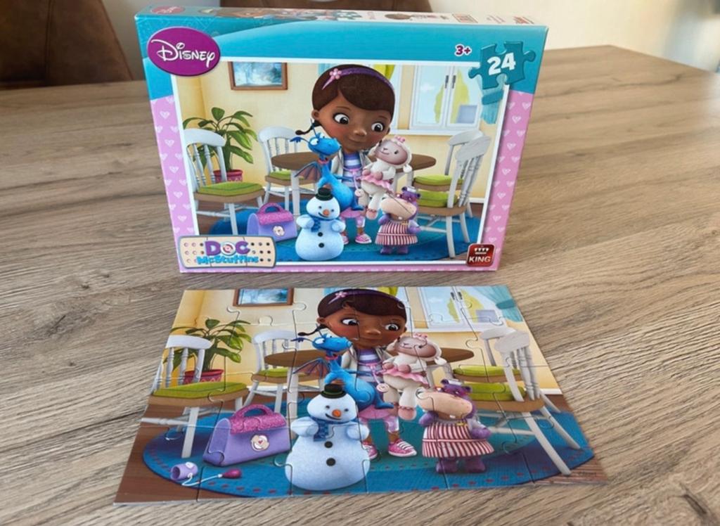 Disney Doc McStuffins Puzzel 24 stukjes, Kinderen en Baby's, Ophalen of Verzenden, 10 tot 50 stukjes, Gebruikt, 2 tot 4 jaar