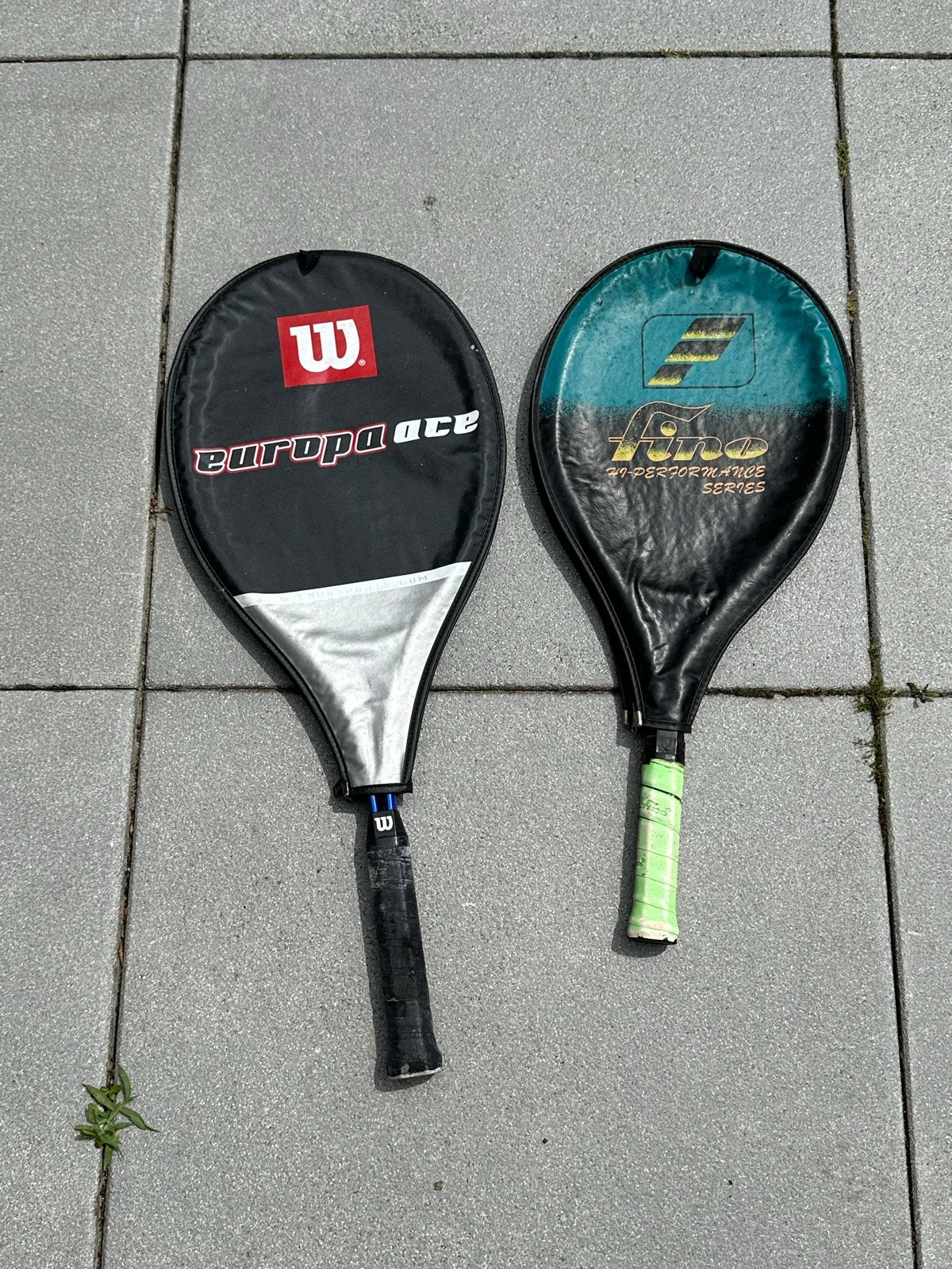 2 Tennisrackets: Wilson Europa Ace & Prince Thunder Lite, L2, Gebruikt, Ophalen of Verzenden, Wilson