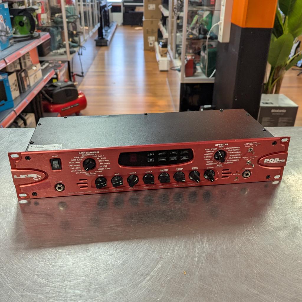 Line6 Pod pro Gitaar Effect, Line 6, Zo goed als nieuw, Support@line6.com, 26580 Agoura Road
Calabasas, CA 91302
USA