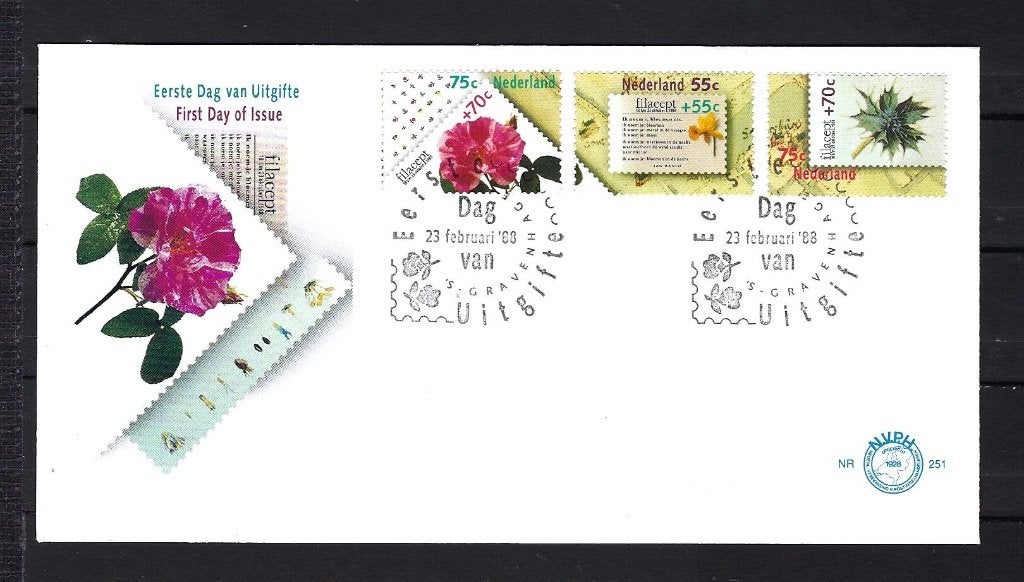 FDC NVPH E251 onbeschreven, Ophalen of Verzenden, Onbeschreven, Nederland
