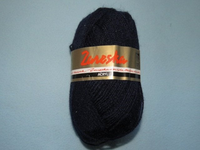 Nieuwe bol Zareska sokkenwol donkerblauw 50 gram, Ophalen of Verzenden, Nieuw, Breien of Haken, Wol of Garen