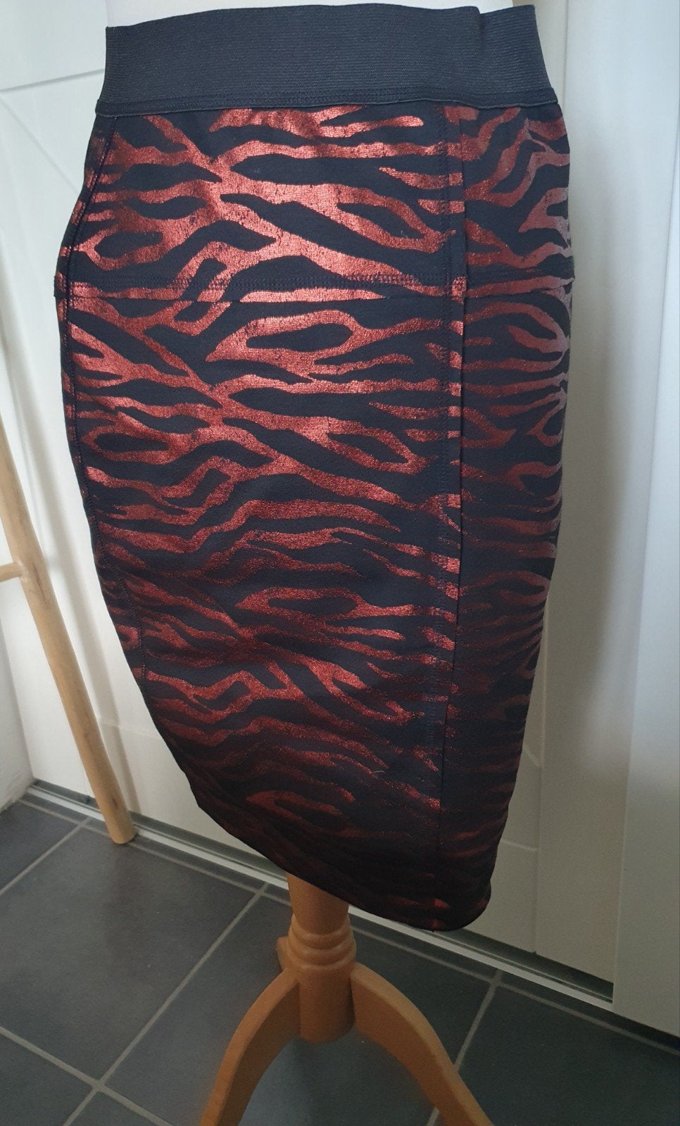 Aaiko rok met zebraprint - Maat M, Maat 38/40 (M), Aaiko, Zwart, Ophalen of Verzenden
