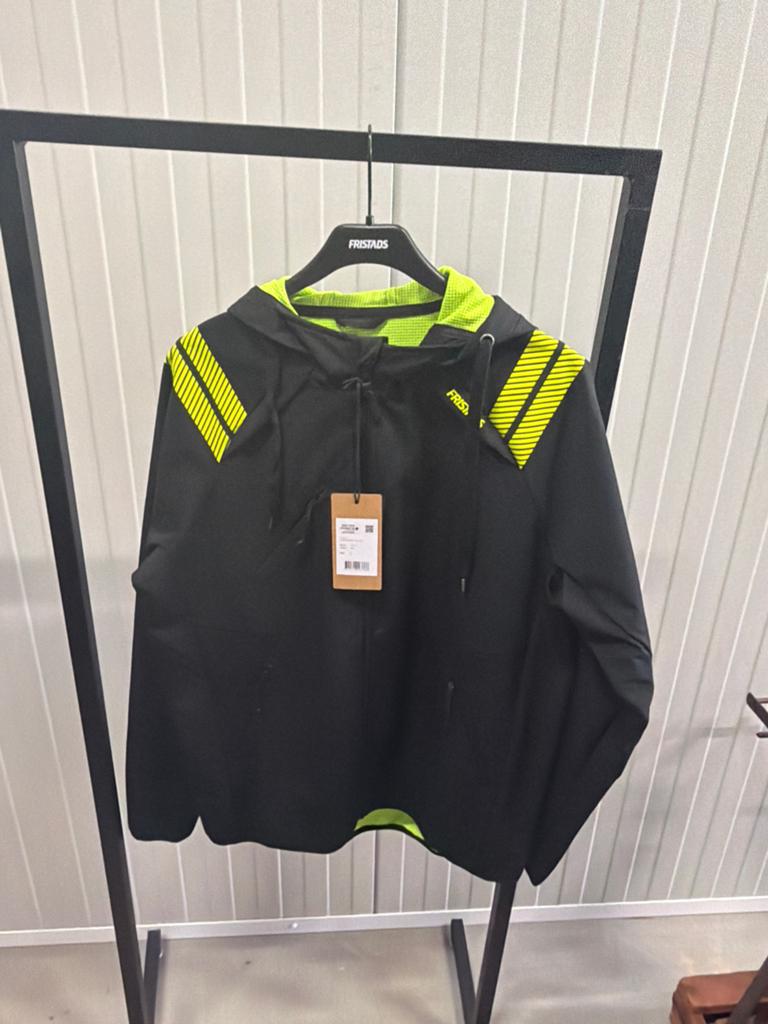 Fristads Tyresta Softshell Jas Zwart/Geel Maat L, Ophalen of Verzenden, Nieuw, Maat 52/54 (L), Zwart