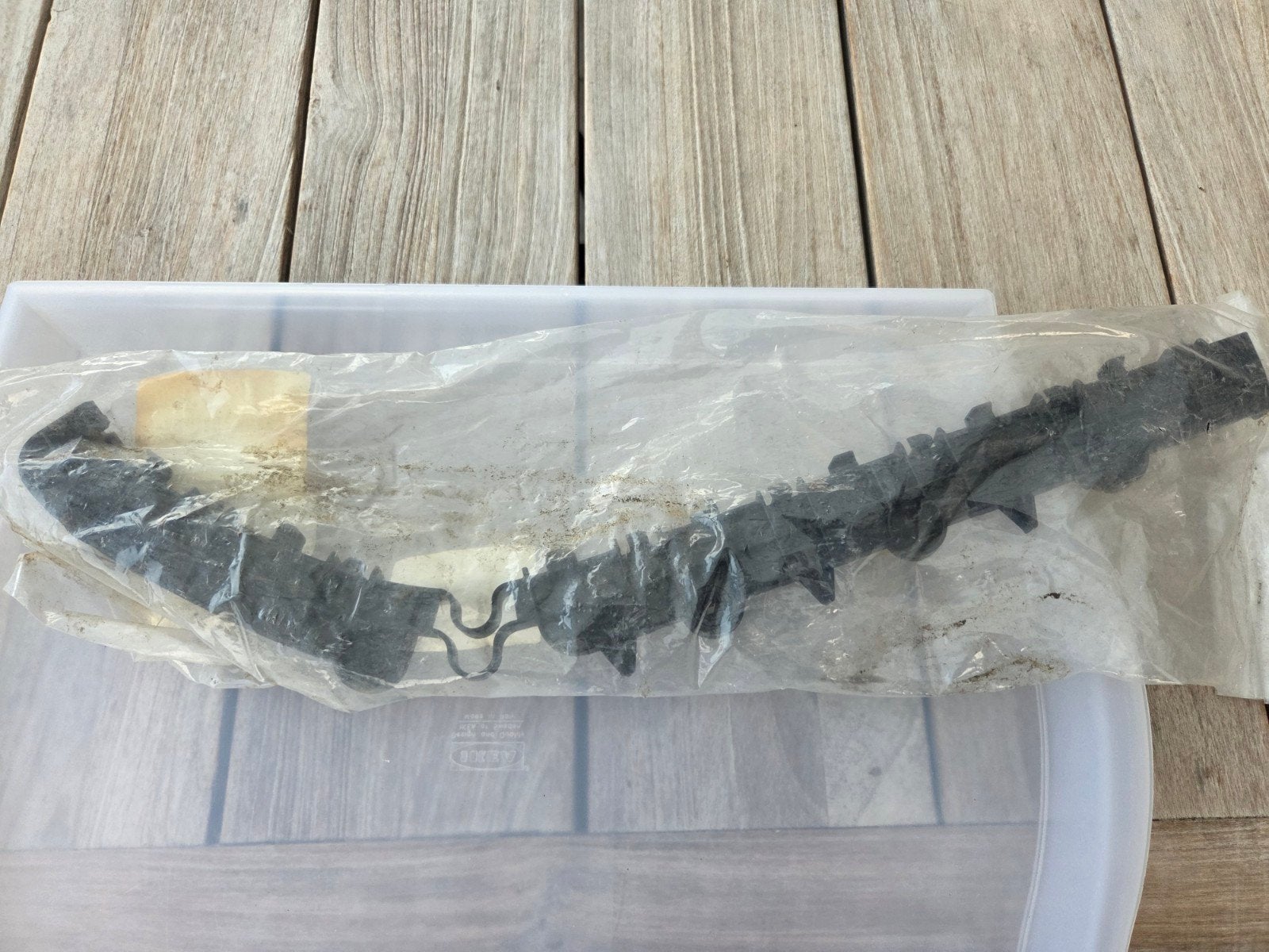 Originele Mitsubishi Outlander achterbumper beugel rechts, Ophalen of Verzenden