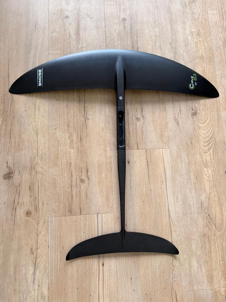 Foil Gong Curve M frontwing, Satbilizer en fuselage, Watersport en Boten, Wingsurfen, Ophalen of Verzenden, Gebruikt, Wingsurf-hydrofoil