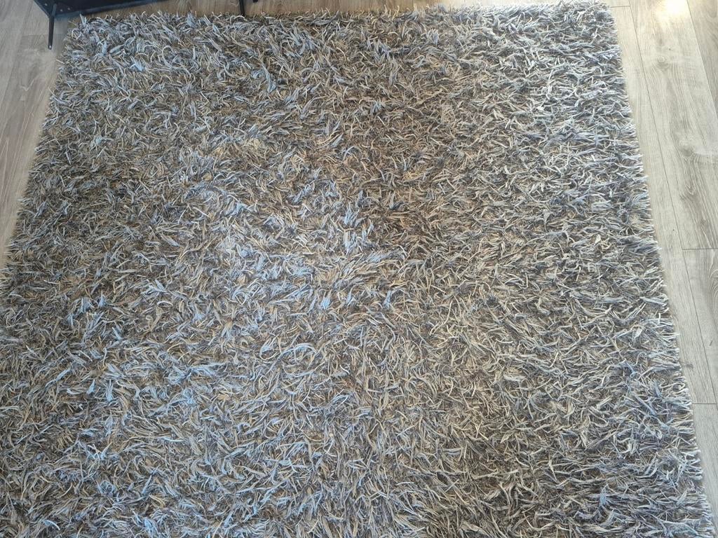 Vloerkleed Lotte 2x3 meter grijs gemêleerd, Ophalen, Gebruikt, 200 cm of meer, 200 cm of meer