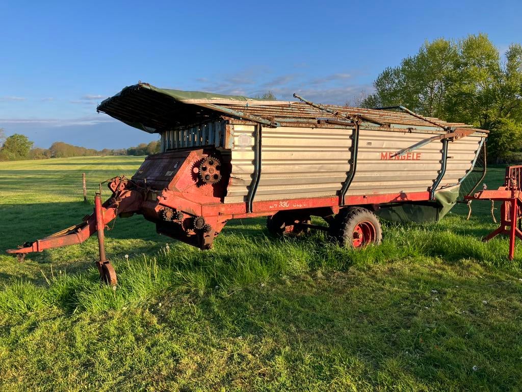 Opraapwagen Mengele, Ophalen of Verzenden, Weidebouw