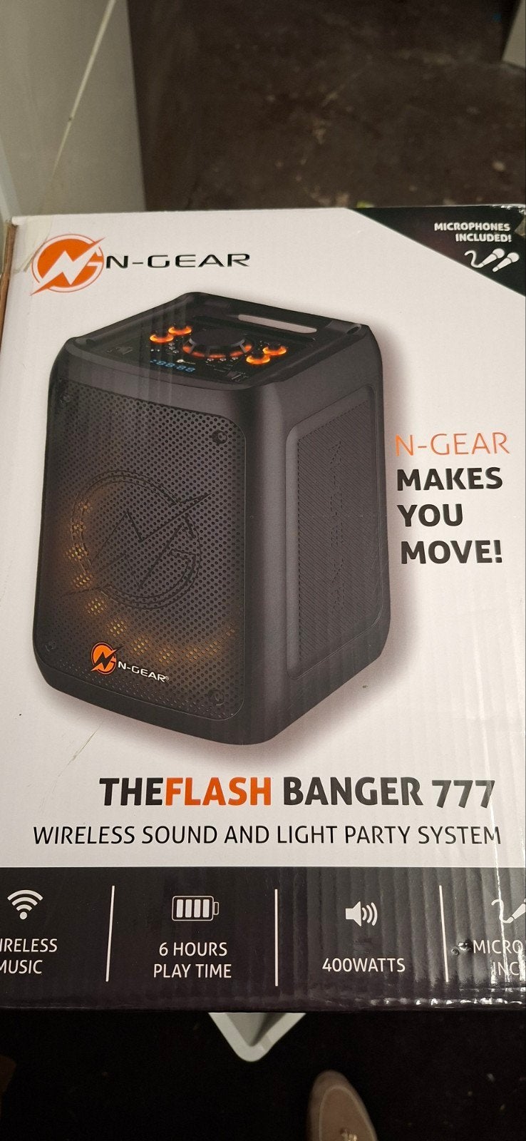 N-Gear The Flash Banger 777 Draadlooze Party Speaker, Bluetooth, Party speaker, Nieuw, Ophalen of Verzenden