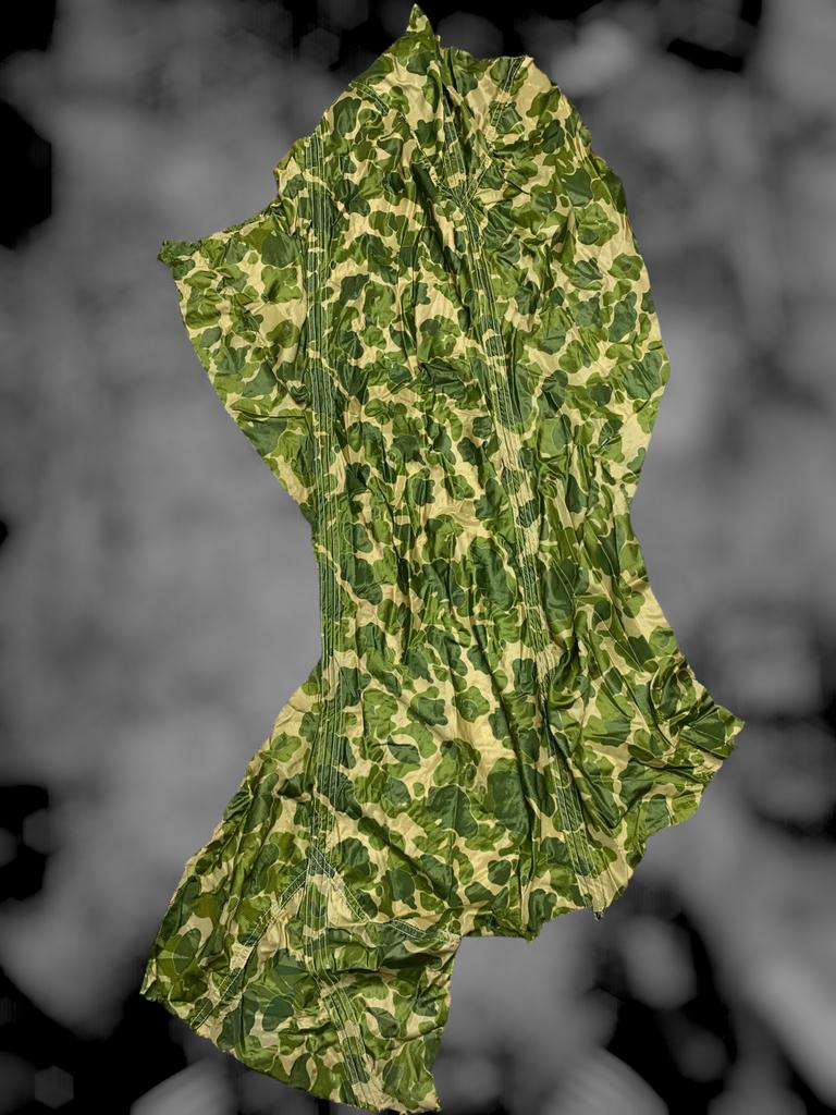 Groot stuk parachute camo airborne usa, Verzamelen, Ophalen, Amerika, N, N