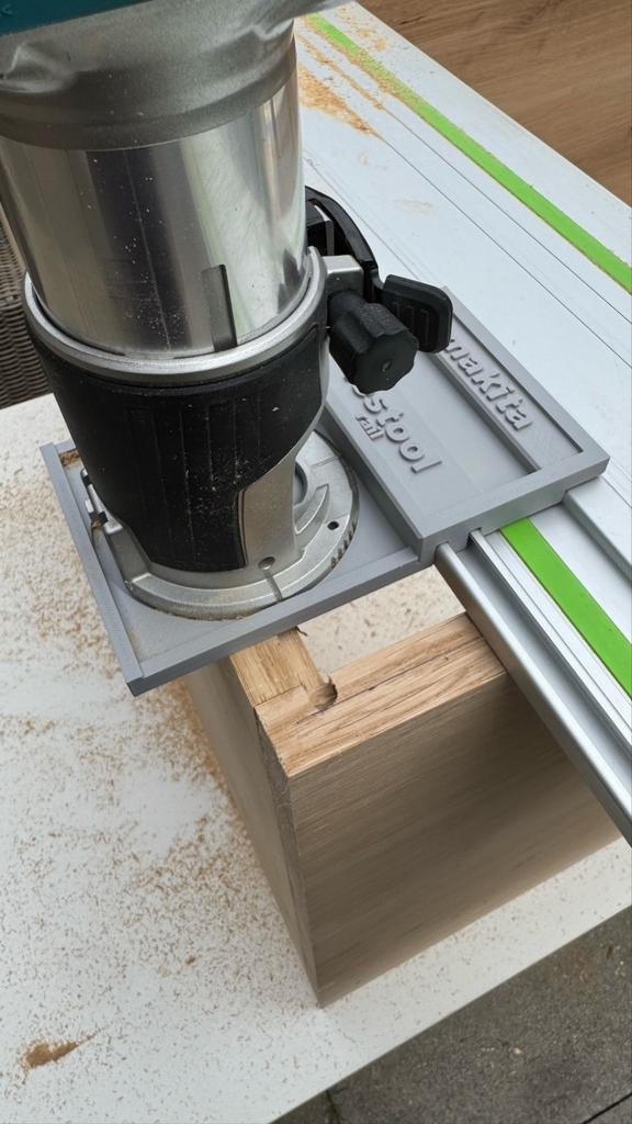 Adapter voor bovenfrees op geleiderail, Ophalen of Verzenden, Elektrisch, Bovenfrees