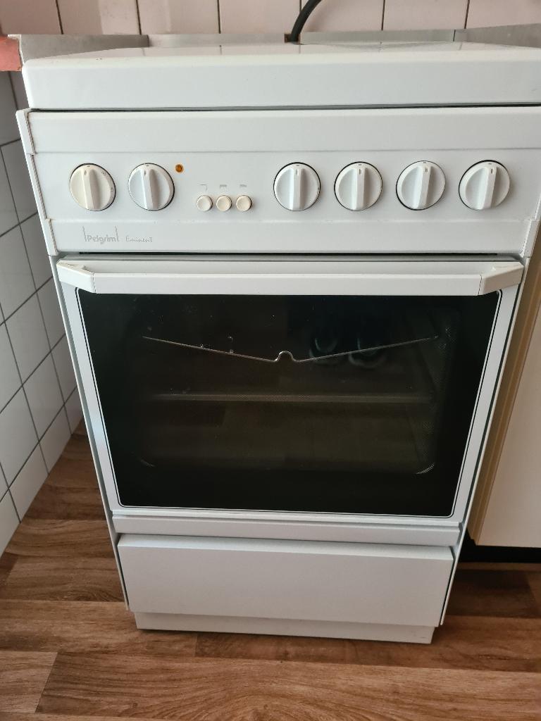 Gasfornuis met griloven (Pelgrim Eminent), Witgoed en Apparatuur, Fornuizen, Ophalen, Gebruikt, Grill, 4 kookzones