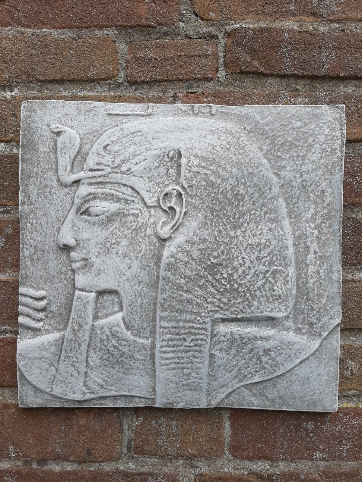 Farao wanddecoratie betonnen beeld tuinbeeld beton, Tuin en Terras, Tuinbeelden, Ophalen of Verzenden, Overige materialen, Overige typen