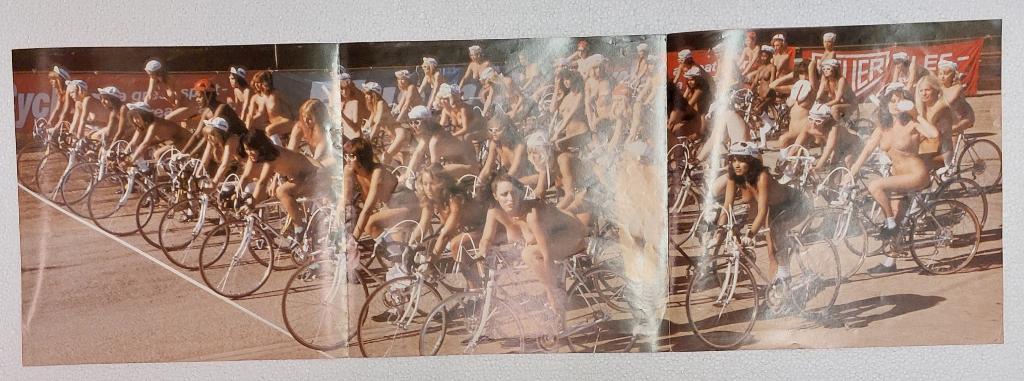 Queen POSTER Jazz ORIGINEEL Bicycle Race 1978, Verzenden, Gebruikt, Poster, Artwork of Schilderij