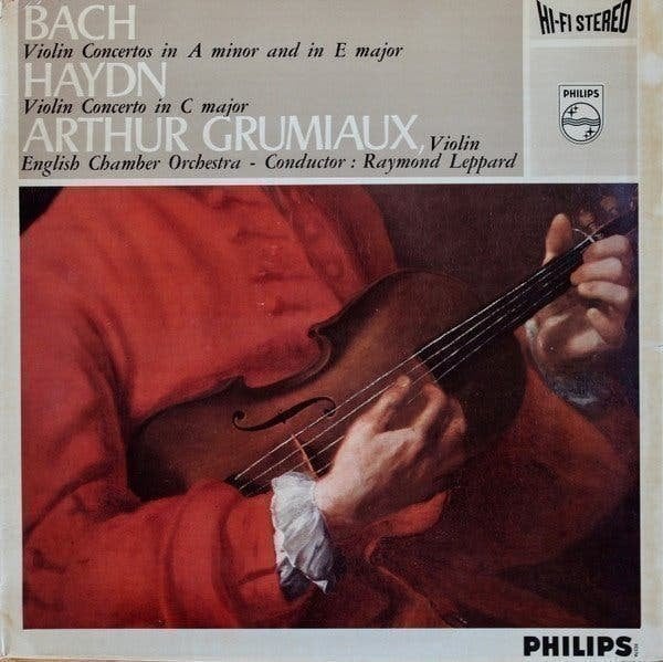 Bach-Haydn-Arthur Grumiaux-Violin Concerto HiFi Stereo, Cd's en Dvd's, Vinyl | Klassiek, Kamermuziek, Verzenden, Zo goed als nieuw