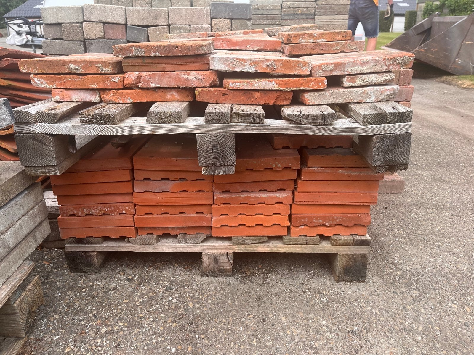 Gebruikte terracotta tegels - Estrikken. Antieke uitstraling, Ophalen, Overige materialen, Gebruikt, 5 tot 10 m²