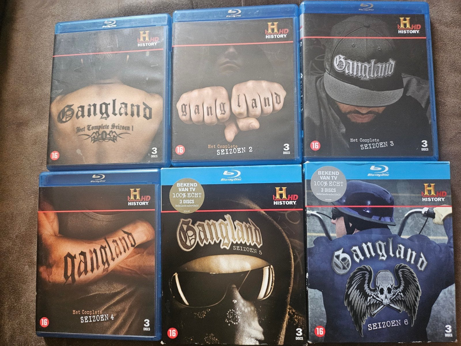 Gangland Complete Serie 1-6 Blu-ray - History Channel, Maffia en Misdaad, Bonusmateriaal, Engels, Vanaf 16 jaar