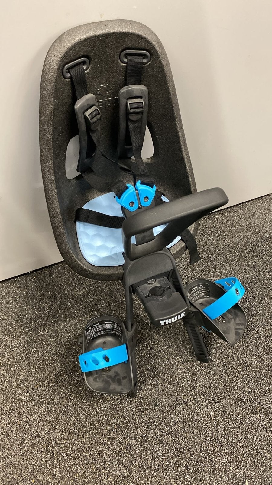 Thule Yepp Nexxt Mini fietsstoeltje voor, Fietsen en Brommers, Fietsaccessoires | Fietsstoeltjes, Ophalen, Gebruikt, Voorzitje