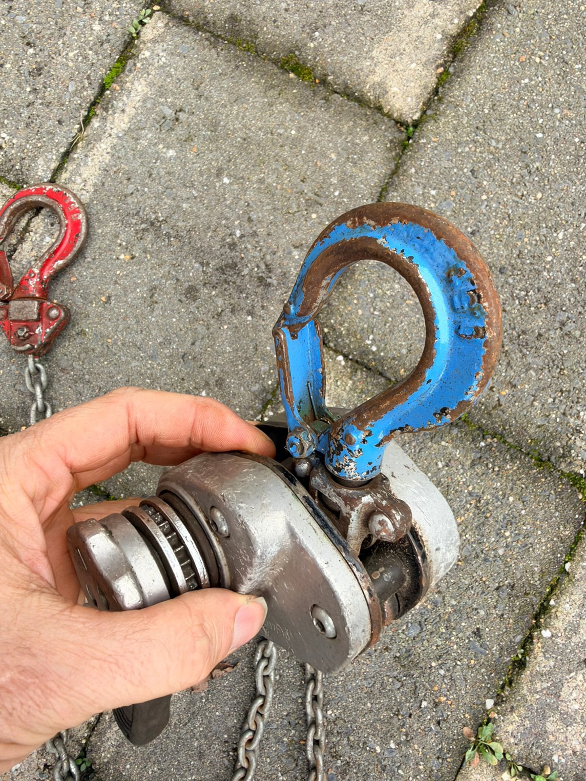 Kito rateltakel 500kg takel lier, Ophalen of Verzenden, Zo goed als nieuw
