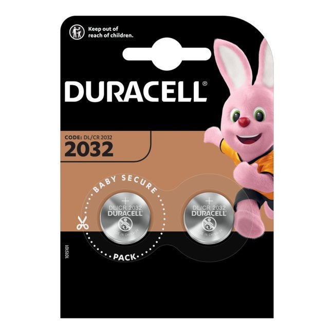 Duracell CR2032 Knoopcel Batterijen - 2 stuks, Ophalen, Nieuw