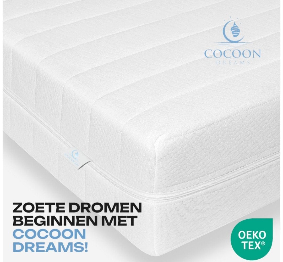 PREMIUM BAMBOO Nasa Koudschuim Matras 140x200 Orthopedisch, Tweepersoons, Zo goed als nieuw, Matras, 200 cm