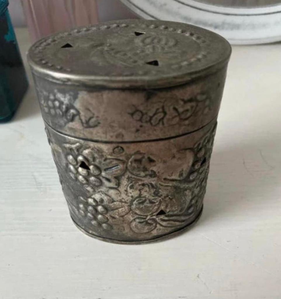 Zilveren potpourri doosje, Ophalen of Verzenden, Zilver