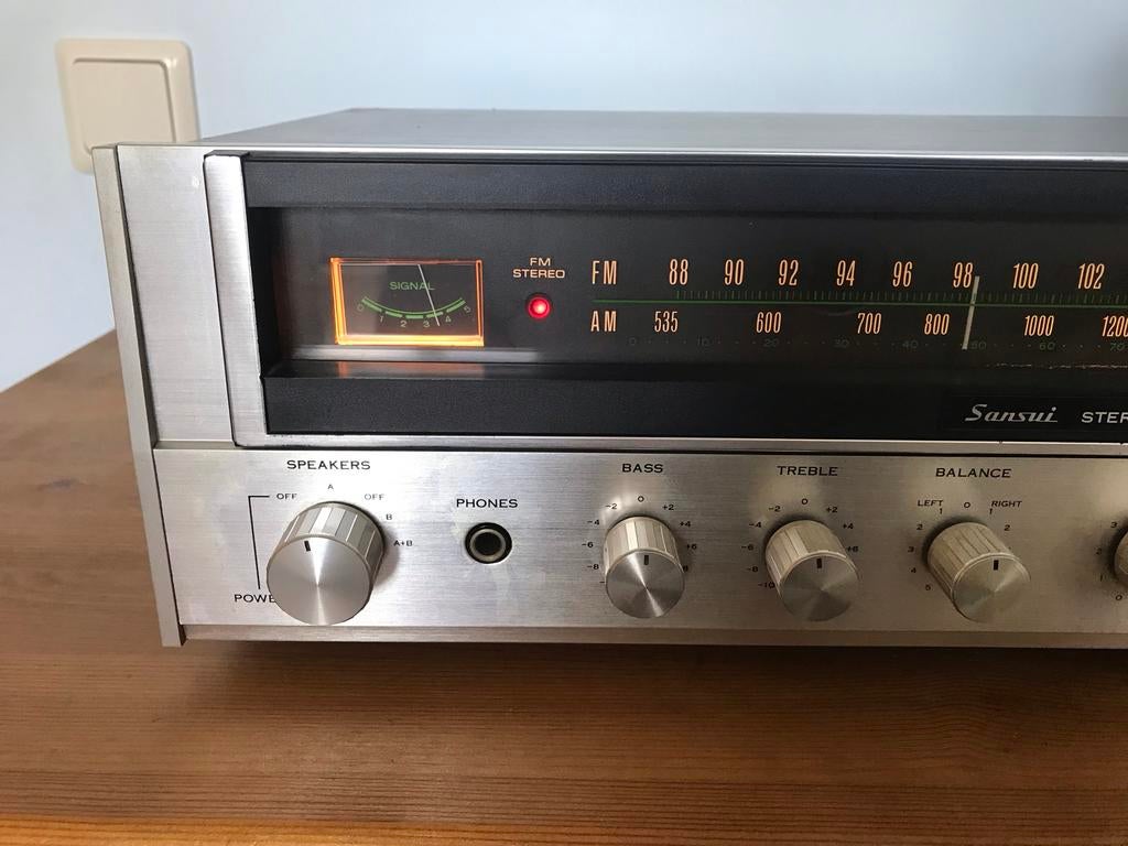 Sansui R-331 Stereo Receiver - Vintage Audio, Overige merken, Gebruikt, Ophalen of Verzenden, Minder dan 60 watt