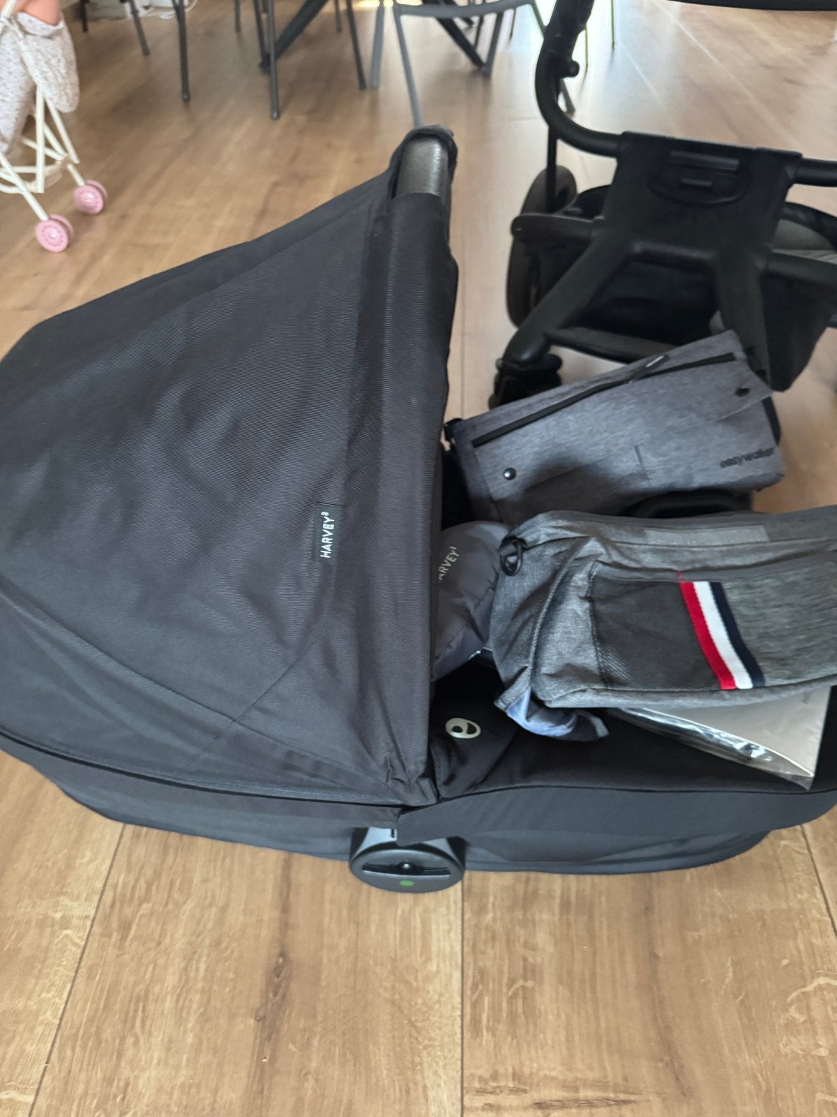 Kinderwagen Easywalker Harvey 3 + Premium Sportsitz, Zo goed als nieuw, Combiwagen, Met reiswieg, Ophalen