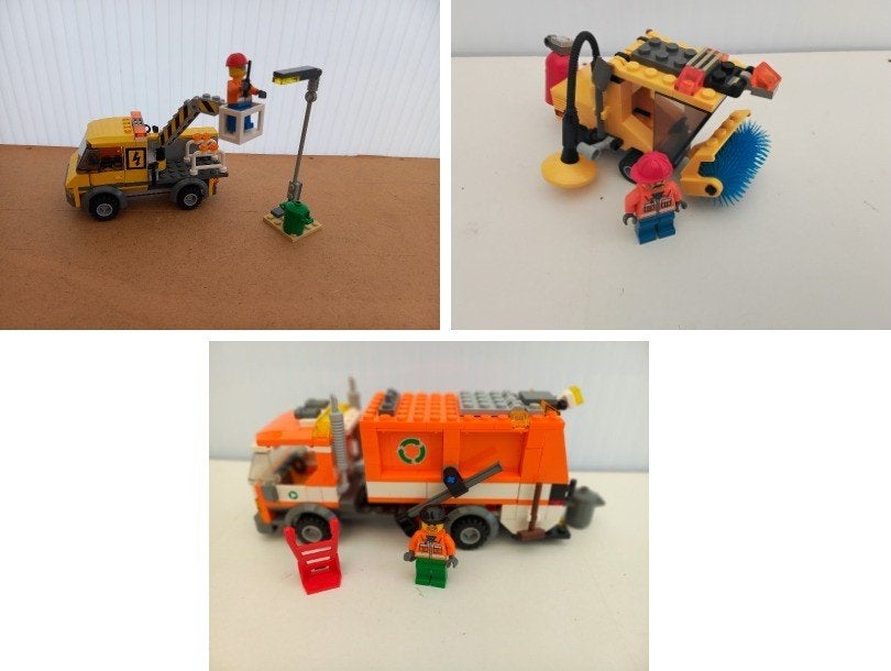 56. Lego City 3 sets, Compleet, Lego, Ophalen of Verzenden, Complete set