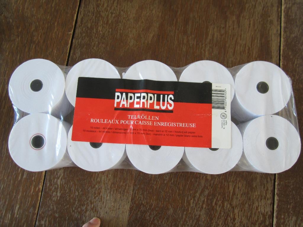 Paperplus telrollen, 57 x70 x 12, 10 rollen thermorollen, Ophalen of Verzenden, Nieuw