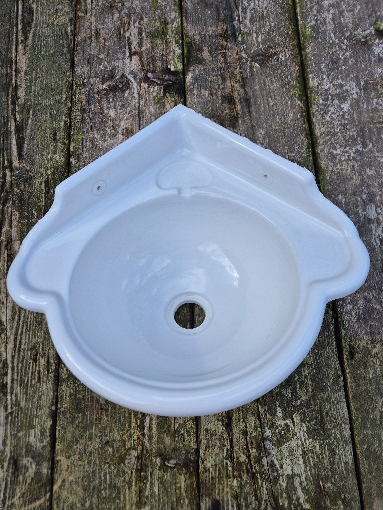 Hoekfonteintje met ronde vormen 30x30 diagonaal 41cm, Ophalen