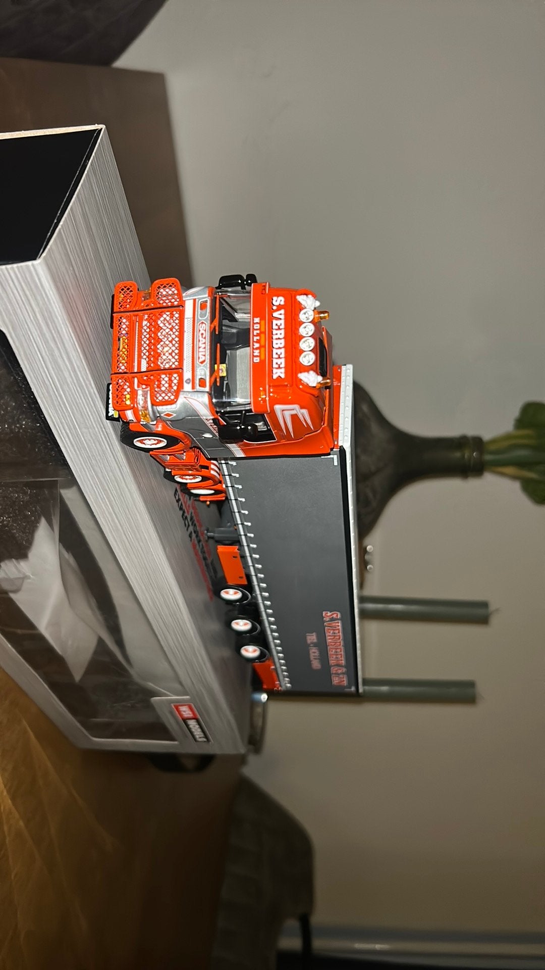 S.Verbeek Scania trekker met oplegger, Ophalen of Verzenden, Zo goed als nieuw, Bus of Vrachtwagen, Tekno