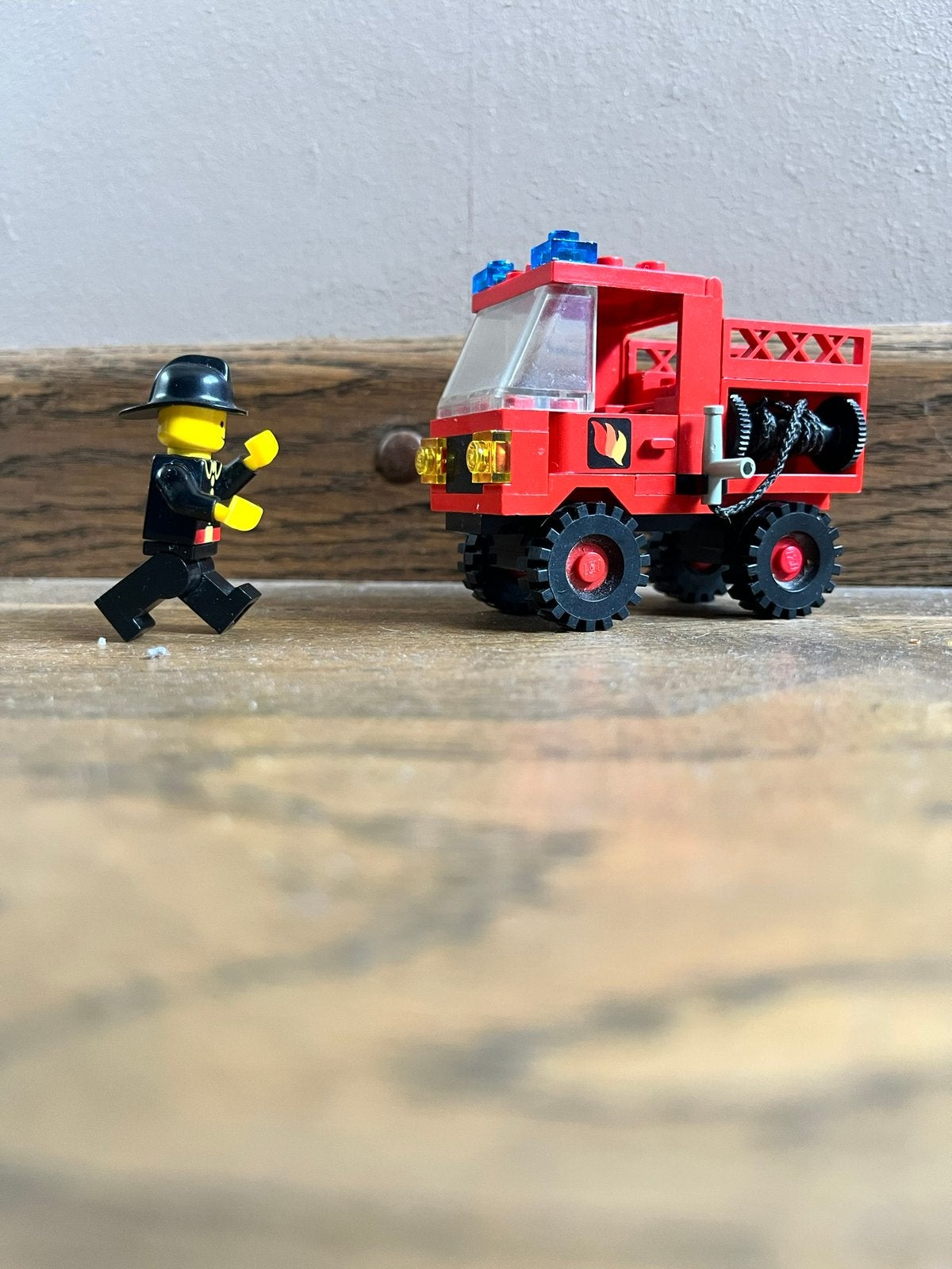 Lego 6650 Classi Legoland Brandweer met minifigure, Kinderen en Baby's, Gebruikt, Lego, Compleet, Ophalen of Verzenden